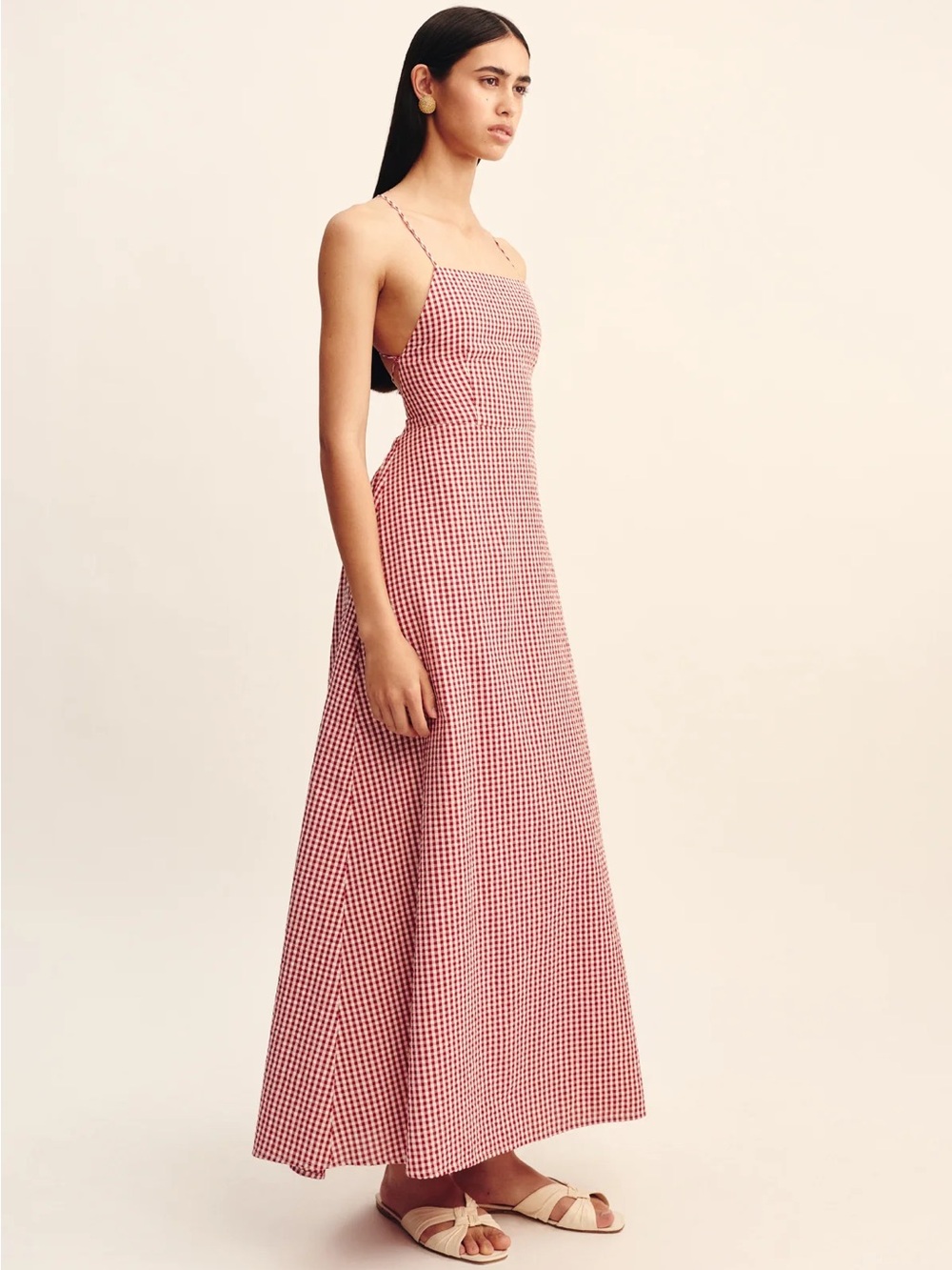 Posse Lori Dress in Red Gingham - Picture 3 of 5